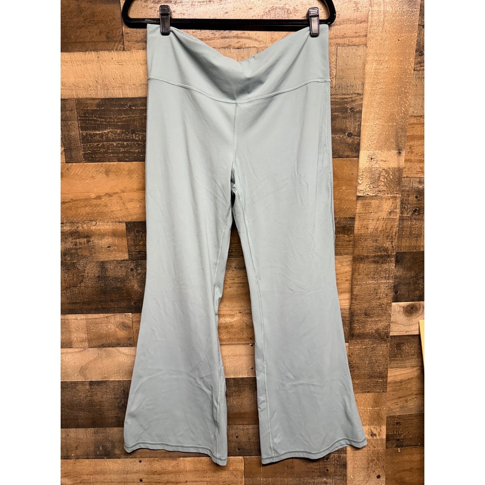 Athleta Elation Flare Pant XL Sage Green‎ High Rise Powervita Yoga Pants
